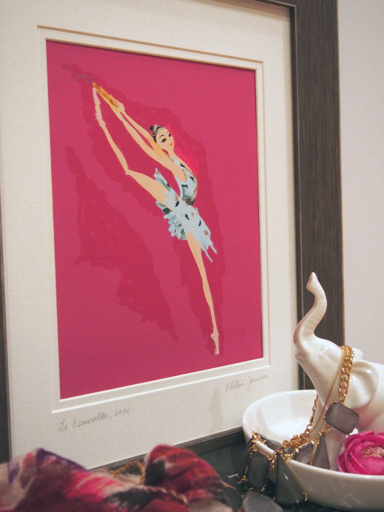 Ballerina art print Ballerina art print