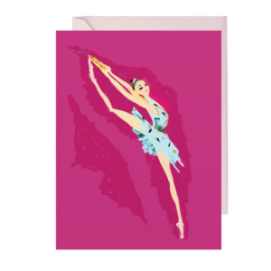 Ballet Lover Folded Note Card