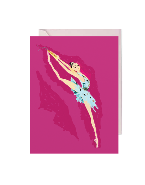 Ballet Lover Folded Note Card