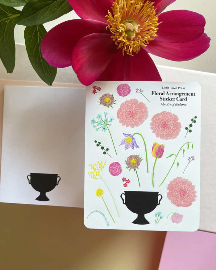 DIY-floral-arrangement-sticker-sheet-greeting-card-note-card