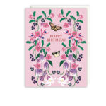 little love press clovers and butterflies birthday card