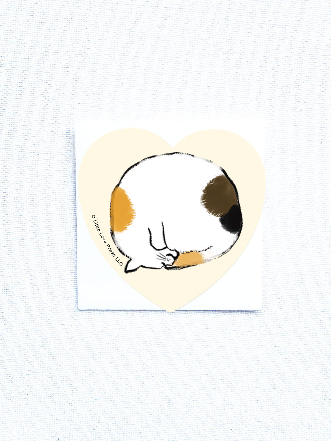 little-love-press-cozy-cat-heart-flat-notecard little-love-press-cozy-cat-heart-flat-notecard