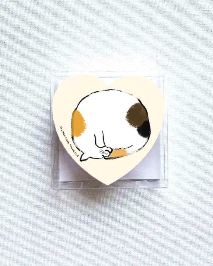 little-love-press-curled-up-cat-heart-flat-notecards-set