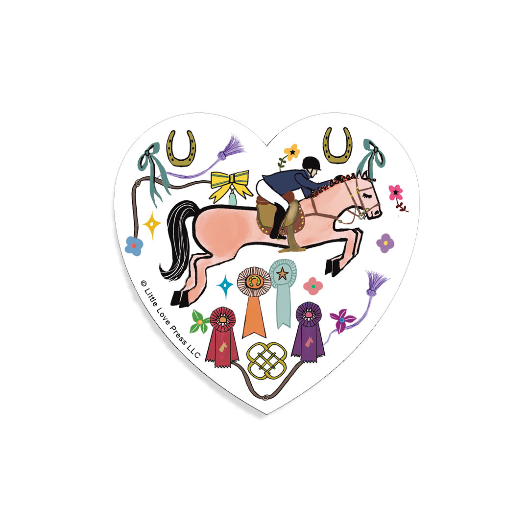 little-love-press-equestrian-sticker little-love-press-equestrian-sticker
