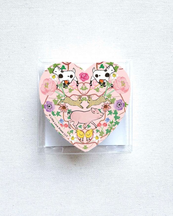 little-love-press-farm-animals-heart-flat-notecards-set