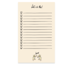 fist bump cats notepad