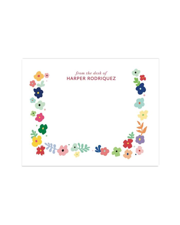 little-love-press-floral-matisse-personalized-notecard