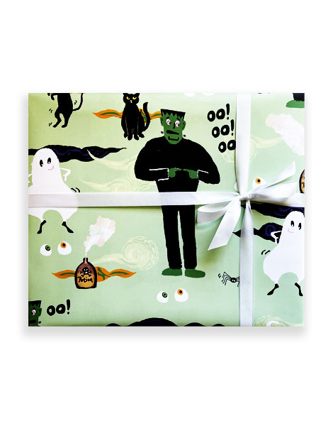 little-love-press-halloween-wrapping-paper