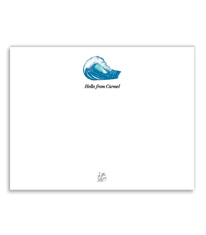 little-love-press-hello-from-carmel-wave-notecard