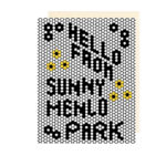 little love press hello from sunny menlo park greeting card