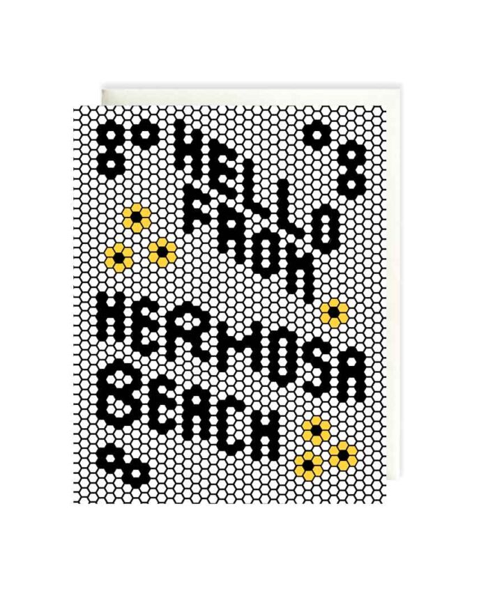 little-love-press-hermosa-beach-city-mosaic-card