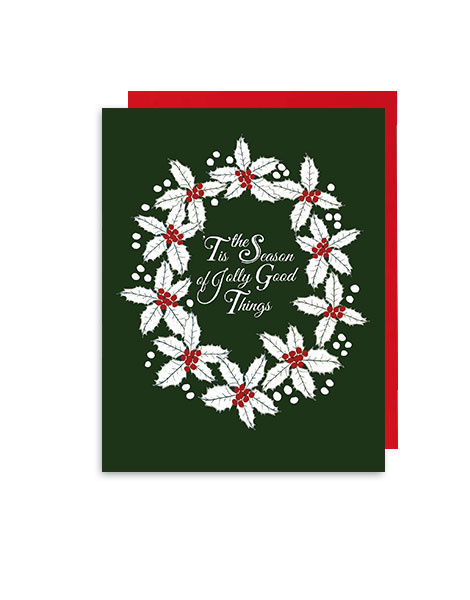 little love press jolly good things holiday note card