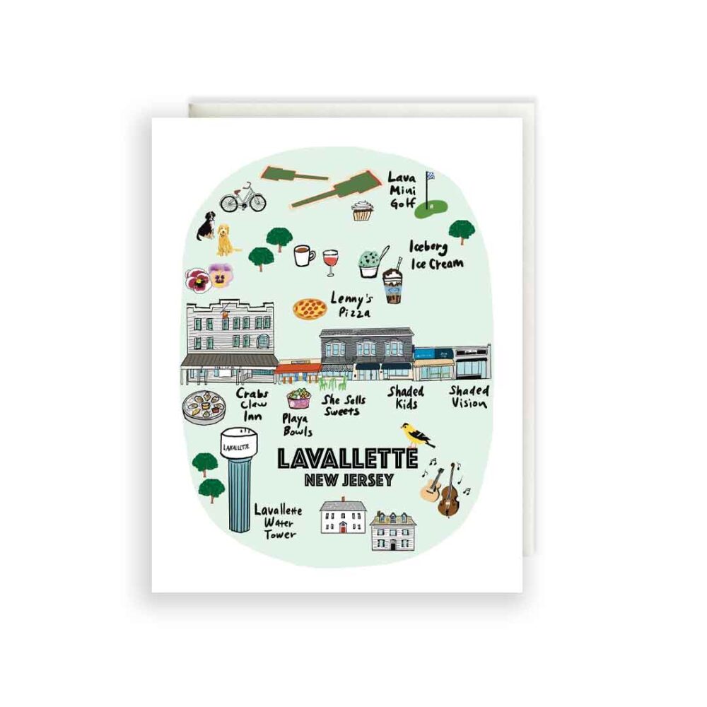little-love-press-lavallette-nj-map-card