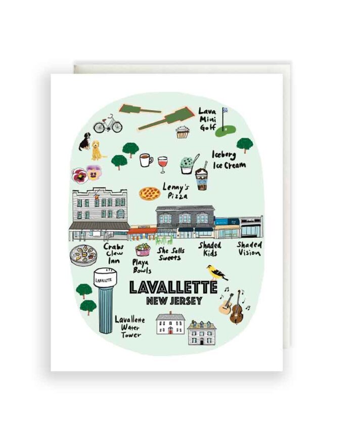 little-love-press-lavallette-nj-map-card
