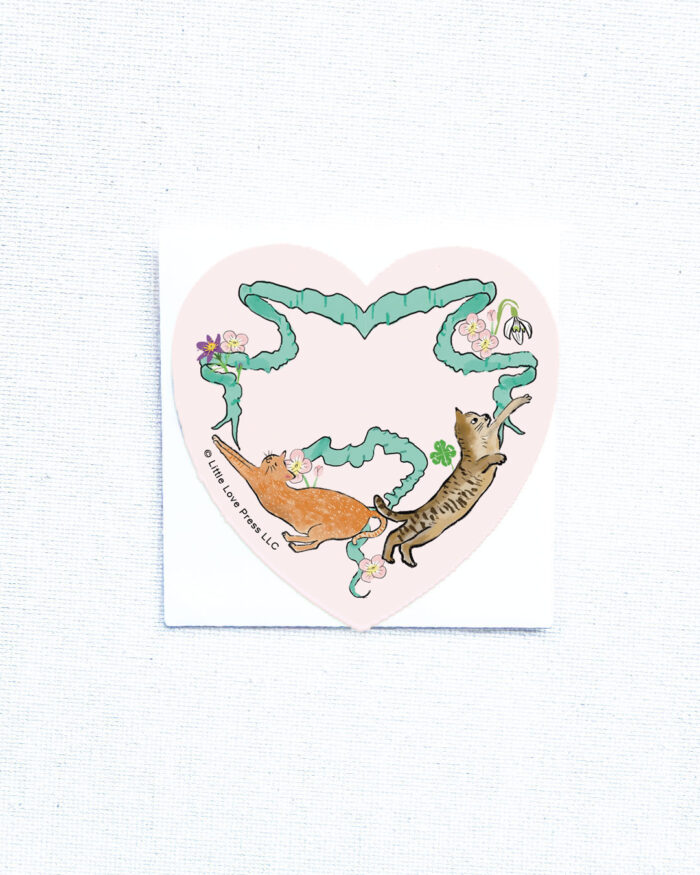 little-love-press-lucky-cats-heart-flat-notecard