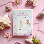 little love press mermaid birthday card