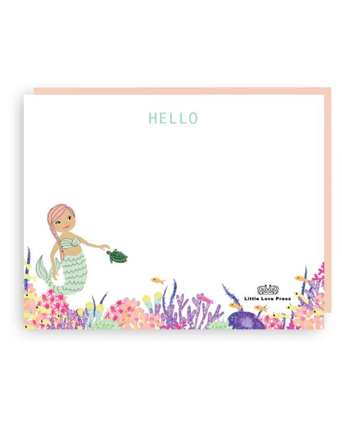 little-love-press-mermaid-notecard-set