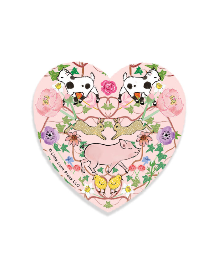 little-love-press-mini-heart-sticker-farm-animals