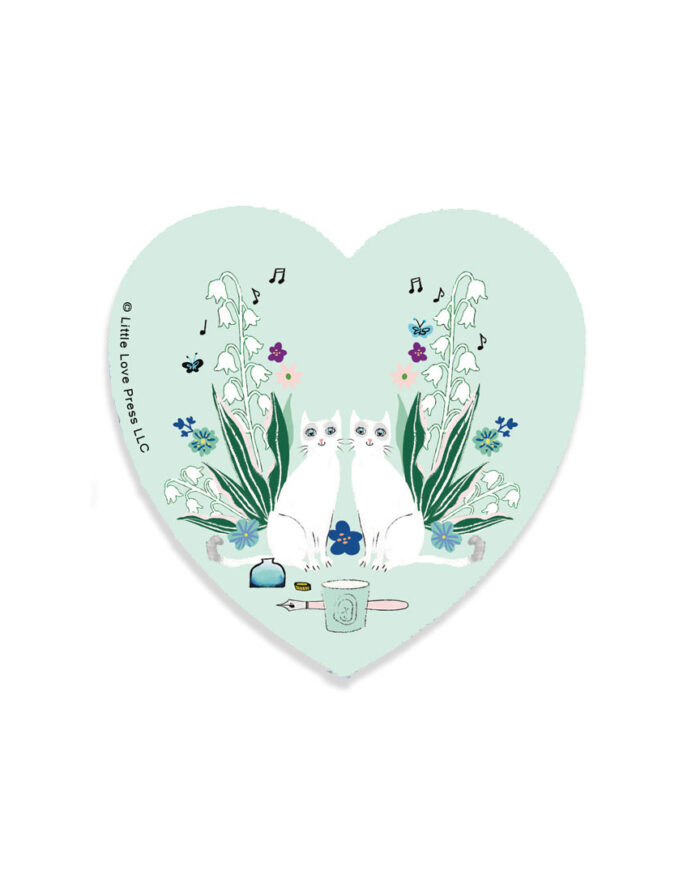 little-love-press-mini-heart-sticker-twin-cats