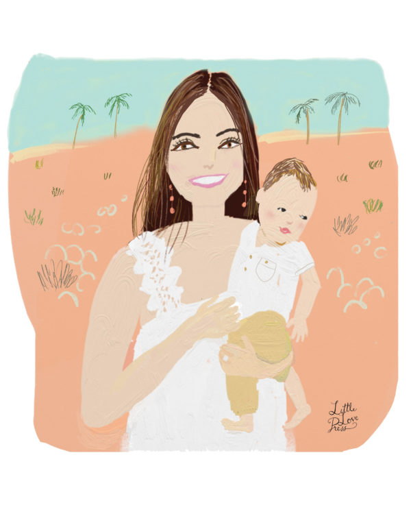 little-love-press-mom_and_baby_custom_illustrated_portrait