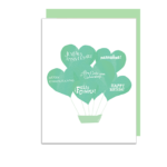 little love press multilingual happy birthday folded note card