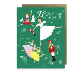 Nutcracker Ballet Holiday Note Card
