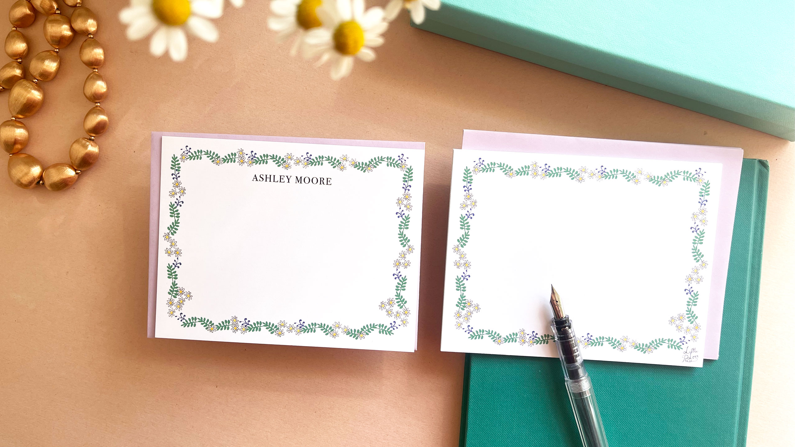 little love press personalized stationery