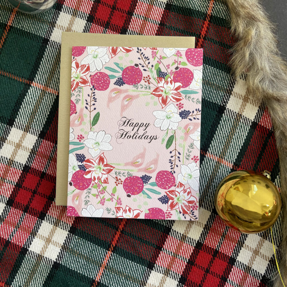 little-love-press-pink-happy-holidays-card-with-pomegranates-pic