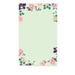 Little Love Press Roses Notepad
