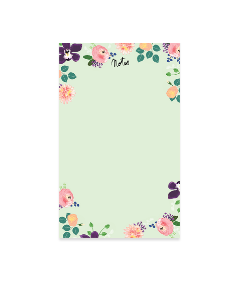 Little Love Press Roses Notepad