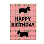 scottie dog happy birthday card