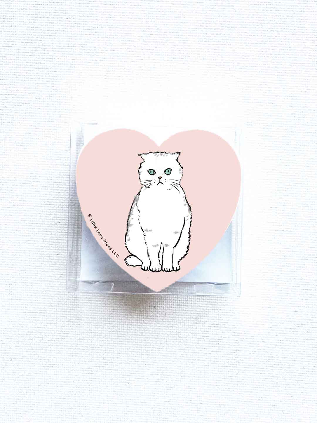 little-love-press-scottish-fold-cat-heart-flat-notecards-set little-love-press-scottish-fold-cat-heart-flat-notecards-set