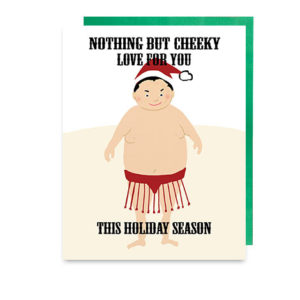 Sumo Cheeky Love Holiday Note Card