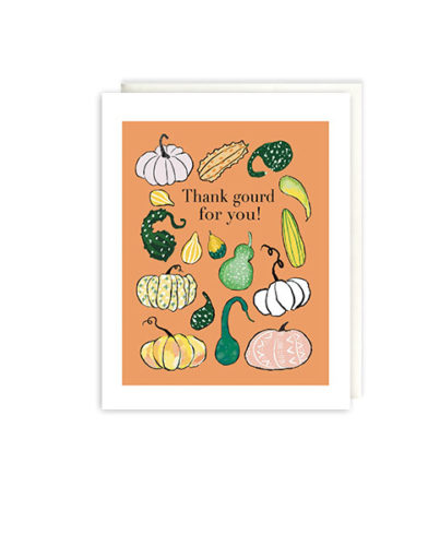 little love press thank gourd for you note card
