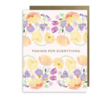 little love press thanks for everything floral thank you notecard
