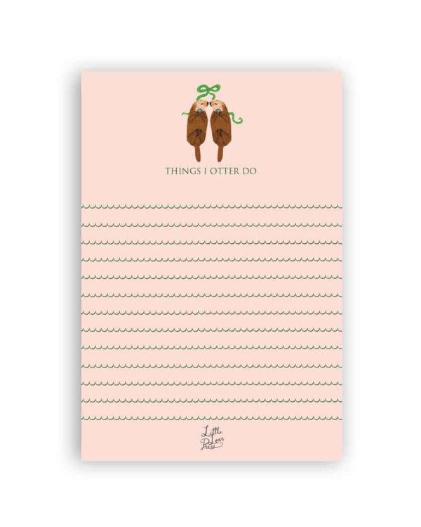 little-love-press-things-i-otter-do-notepad