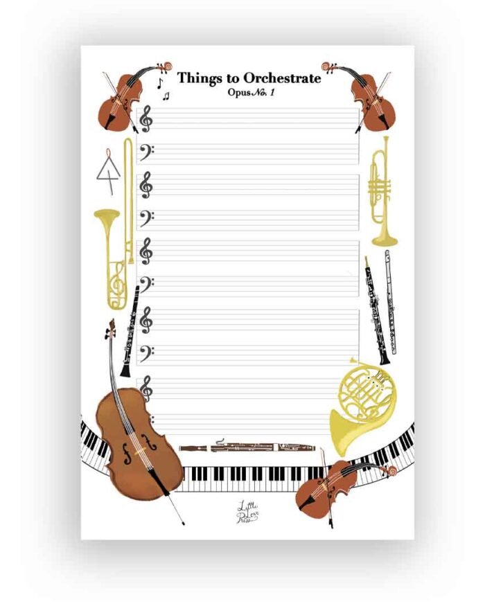 little-love-press-things-to-orchestra-notepad