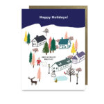 little love press town holiday note card
