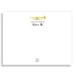 little-love-press-trumpet-personalized-notecard