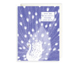 little love press you are beautiful inside and out peacock note card