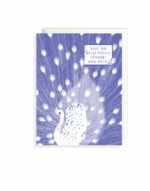 little love press you are beautiful inside and out peacock note card