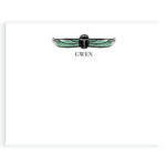 custom personalized egyptian notecard stationery